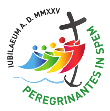 Logo oficial del Jubileo 2025 - Peregrinos de Esperanza